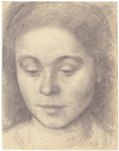 Retrato de Ida, la Esposa del Artista de Vilhelm Hammershøi