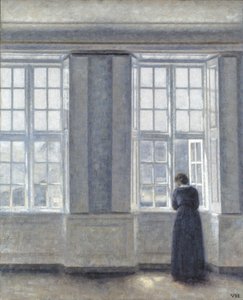 Las ventanas altas de Vilhelm Hammershøi