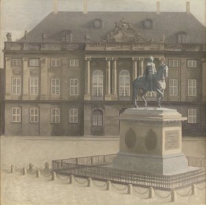 Plaza de Amalienborg, Copenhague de Vilhelm Hammershøi