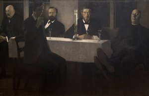 Cinco retratos de Vilhelm Hammershoi