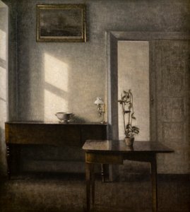 Interior con una maceta de flores, Bredgade 25