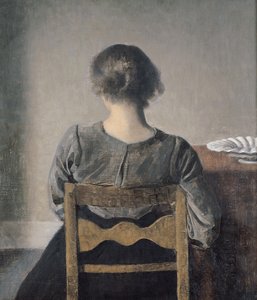 Descanso de Vilhelm Hammershoi