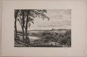 Paisaje de tarde, Selandia de Vilhelm Kyhn