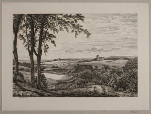 Paisaje de tarde, Selandia de Vilhelm Kyhn