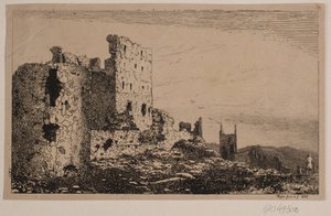 Hammershus en Bornholm de Vilhelm Kyhn