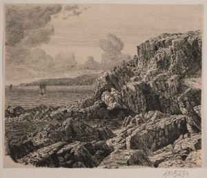Kystparti fra Bornholm de Vilhelm Kyhn