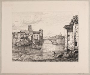 Parte de Ponte Rotto en Roma