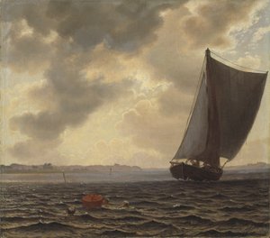 Barcos de vela en el sonido de Guldborg