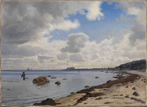 Costa norte de Selandia con vista a Kronborg