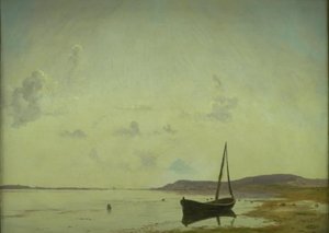 La costa en Frederiksund. Boceto