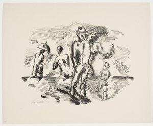 Hoja de "Klingens Kunstnermappe Nr. 2" de Vilhelm Lundstrøm