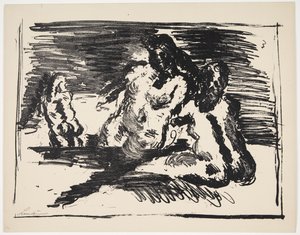 Hoja de "Klingens Kunstnermappe Nr. 2" de Vilhelm Lundstrøm