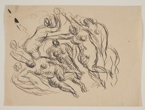 Composición con siete mujeres desnudas de Vilhelm Lundstrøm