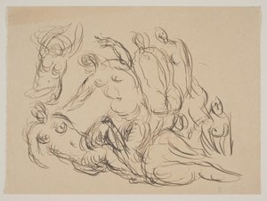 Composición con siete mujeres desnudas de Vilhelm Lundstrøm