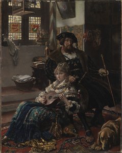Cristián II y Dyveke de Vilhelm Rosenstand