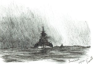 El Bismarck zarpa de Vincent Alexander Booth