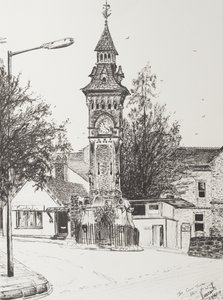 Torre del Reloj, Hay on Wye, 2007 de Vincent Alexander Booth