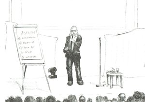 Comediante en Hay on Wye de Vincent Alexander Booth