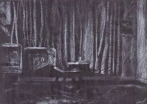 Cortinas a la luz de las velas de Vincent Alexander Booth