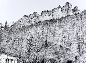 Dolomitas desde el Balcón en Dont, Italia, 2019 de Vincent Alexander Booth