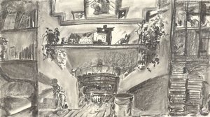 Junto al fuego a la luz de las velas de Vincent Alexander Booth