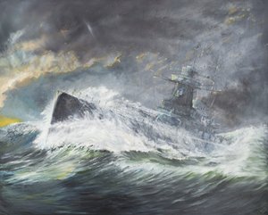 Graf Spee entra en el Océano Índico 3 de Noviembre de 1939, 2006 de Vincent Alexander Booth
