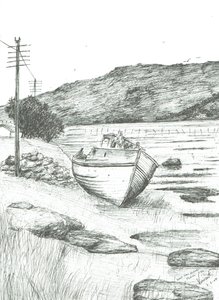 A mitad de camino a través de la Isla de Mull de Vincent Alexander Booth