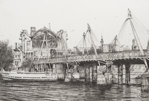 Puente de Hungerford, Londres, 2006 de Vincent Alexander Booth