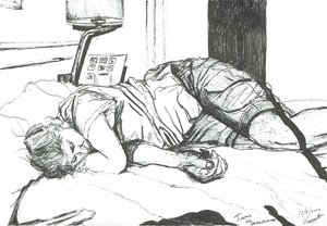 Jane dormida en Barcelona de Vincent Alexander Booth