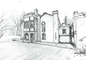 Monk Coniston, 2024 (tinta sobre papel)