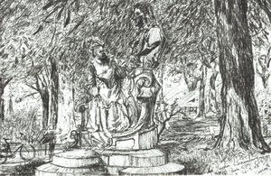 Estatua en el Jardín de Luxemburgo París, 2003