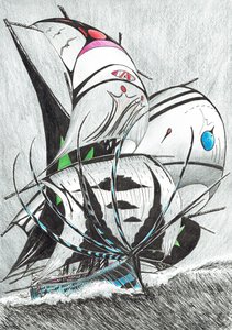 Creadores de tormentas en el mar de Andamán, 2017 de Vincent Alexander Booth