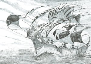 Creadores de tormentas Mar de Chiloé, 2018 de Vincent Alexander Booth