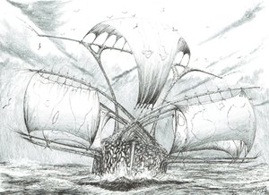 Creadores de tormentas en el Mar de Wadden, 2019 de Vincent Alexander Booth