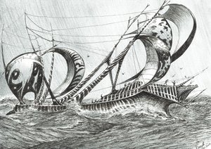 Creadores de tormentas, Mar Tirreno, 2018 de Vincent Alexander Booth