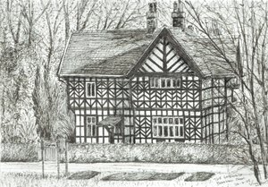 La casa de la puerta en Bramhall Park, 2007 de Vincent Alexander Booth