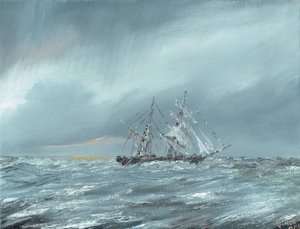 El Mary Celeste a la deriva 5 de diciembre de 1872, 2016 de Vincent Alexander Booth