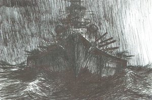 Tirpitz en clima pesado, 1942, 2004 de Vincent Alexander Booth
