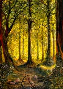 Bosque amarillo 2 de Vincent Alexander Booth