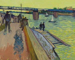 Le pont de Trinquetaille, 1888