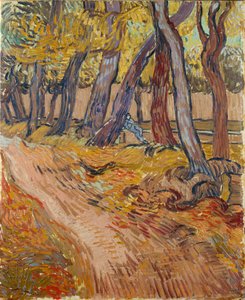 Camino en el jardín del asilo en Saint-Rémy, 1889