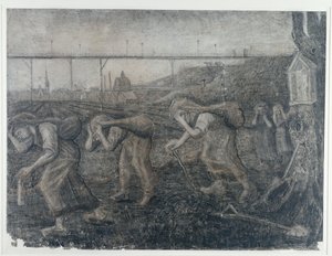 Los portadores de la carga, 1881 de Vincent van Gogh