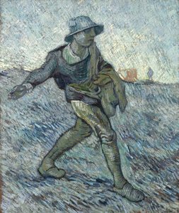 El sembrador después de Millet, 1890 de Vincent van Gogh