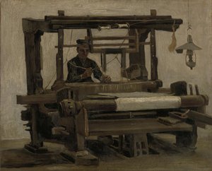 Tejedor en el telar, 1884 de Vincent van Gogh