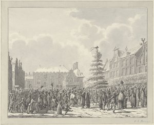 Revolución en Haarlem, 19 de enero de 1795 de Vincent Jansz. van der Vinne