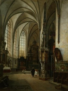 Interior de la Iglesia de San Lambertus de Vincent Stoltenberg Lerche