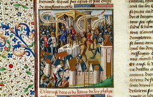 La captura de Acre, c1191, siglo XV de Vincent of Beauvais