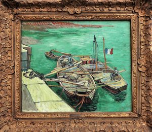 1888 van Gogh Rhonebarken de Vincent van Gogh
