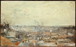 Vista de París desde Montmartre de Vincent van Gogh