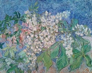 Ramas de castaño en flor. 1890 de Vincent van Gogh
